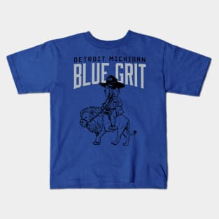 Blue Grit - Blue Backgrounds Kids T-Shirt